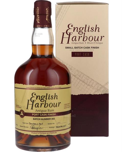 Rom - English Harbour Port Cask finish small batch antiqua rum, 46%, 70 cl.